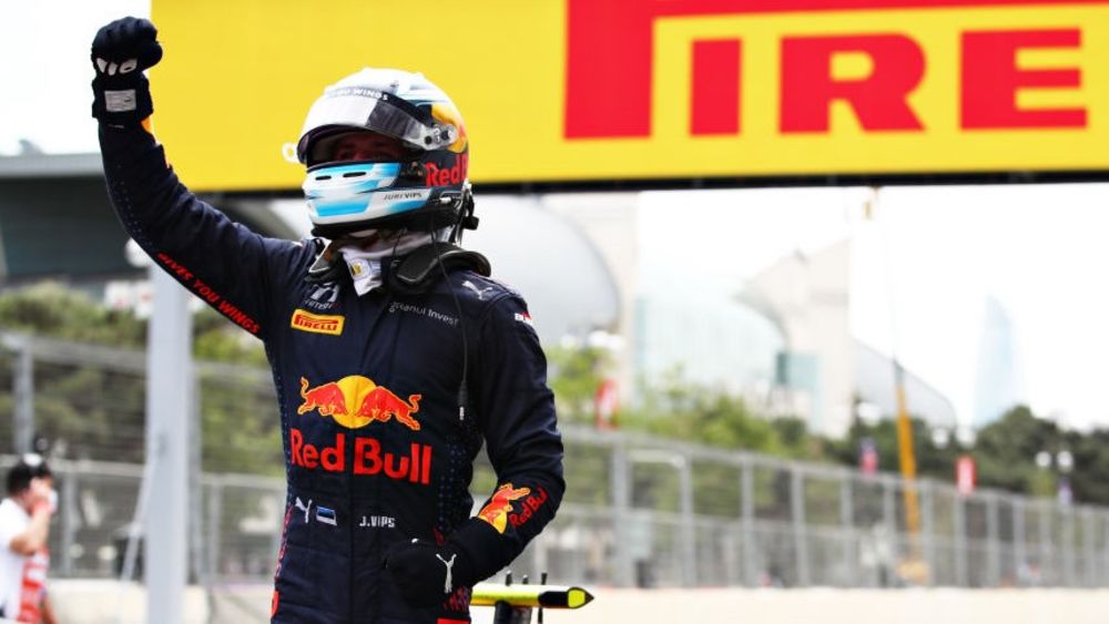 In Round 3 Vips became the first F2 driver to win twice in a single weekend