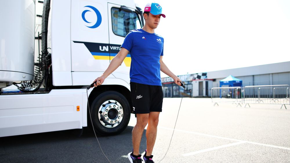 Zhou competes for UNI-Virtuosi in F2 and is Alpines test driver in F1