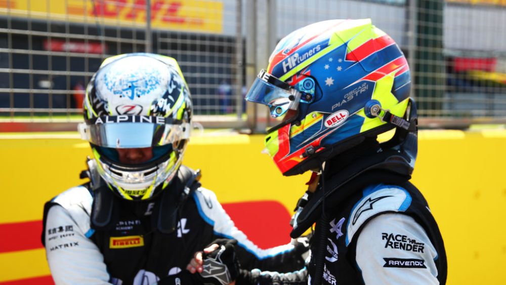 Ilott says hes been impressed by Championship leader Piastri and his ex-teammate Zhou