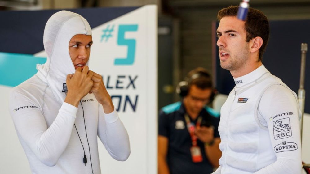 Albon and Latifi were teammates at DAMS in 2018