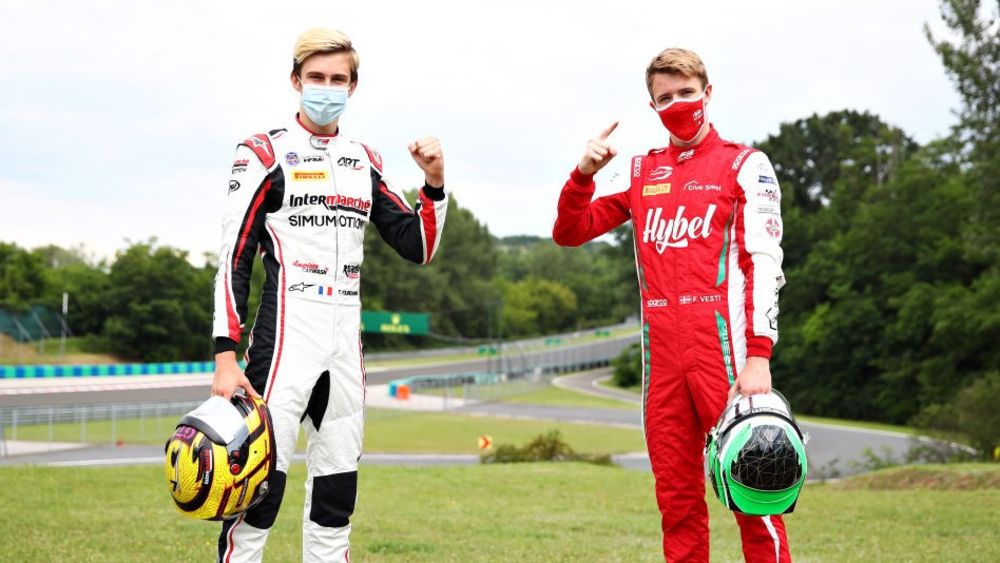 Pourchaire won his first F3 race at the Red Bull Ring