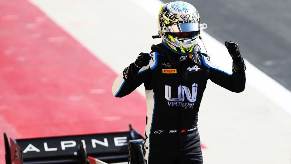 Zhou won the first Feature Race of the 2021 campaign