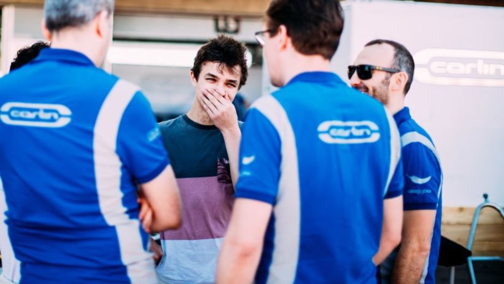 King was previously Lando Norris engineer