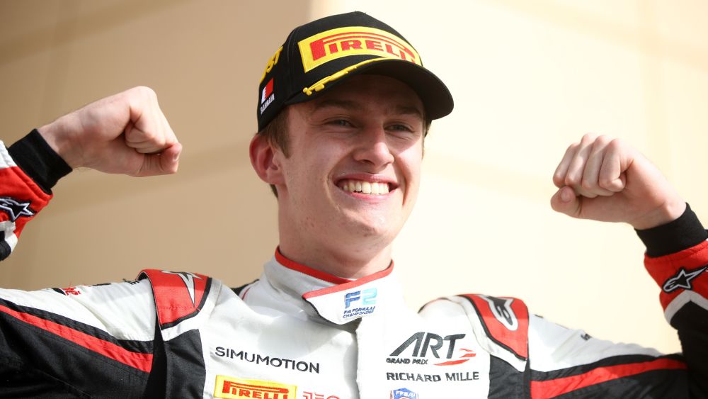 Pourchaire won the first Feature Race of the season