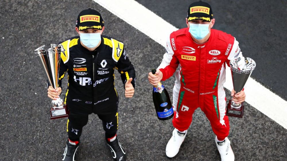 Sargeant finished four points off Piastri and one point behind Vice Champion Théo Pourchaire Credit Formula 3 2020