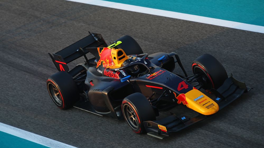 Miyata got his first run out in F2 machinery back at the post-season test at Yas Marina