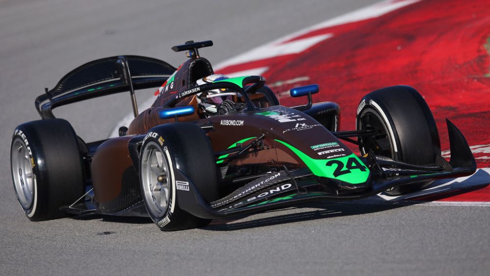 Designs have to take into account the sticker and sponsorship logo placement