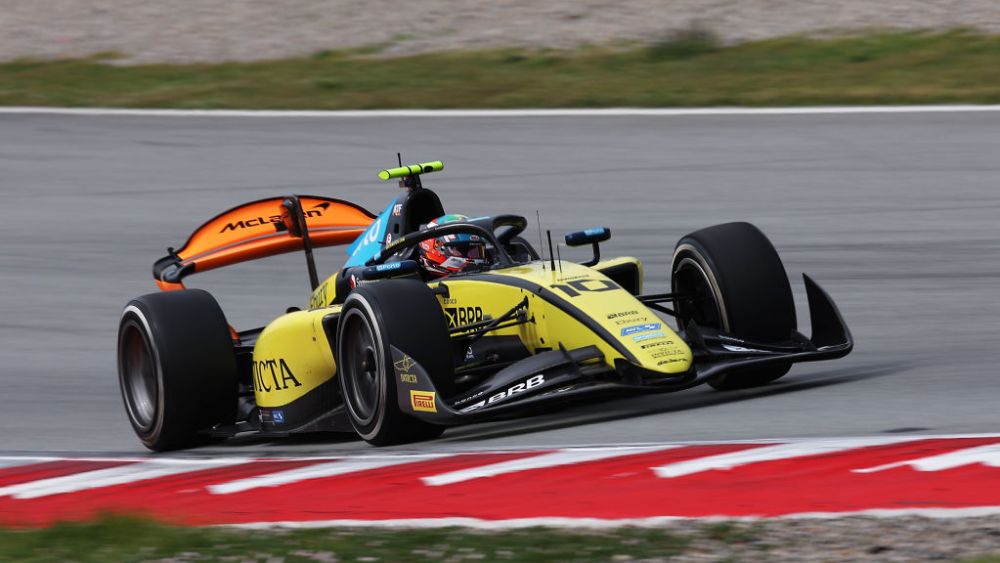 A late effort on the softs gave Bortoleto the fastest time of the opening day