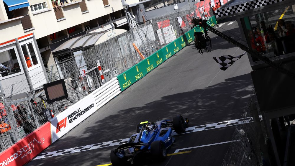 OSullivan crossed the line to take his maiden Formula 2 victory