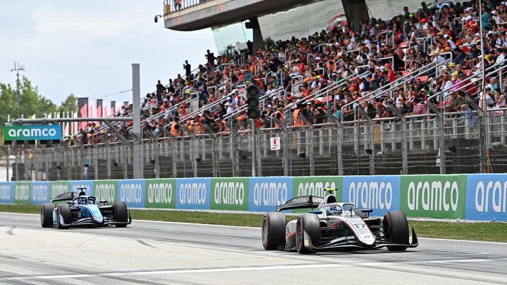 Crawford pitted early and made his strategy pay off for his second F2 victory