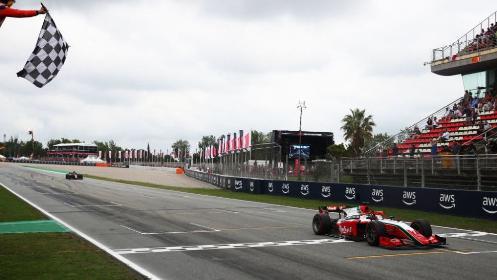 Vesti was unmatched in the Sprint Race despite with rain making conditions tough