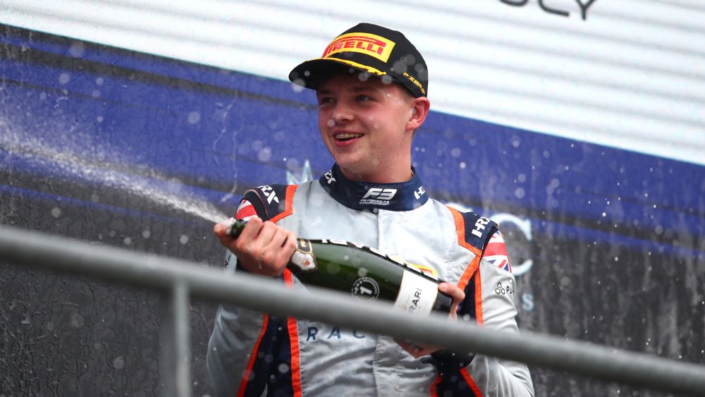 Barnard picked his weekends in Spa and Monza in F3 as moments that made him
