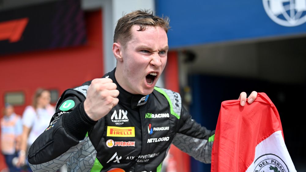 Duerksen sealed his and AIXs first F2 podium in Imola