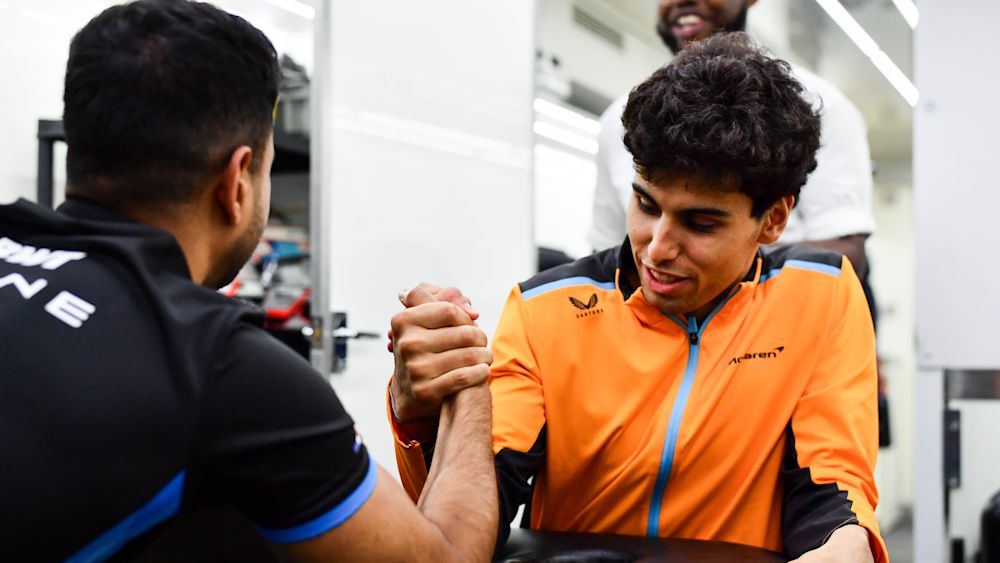 Both were on the same page about who would win this one...