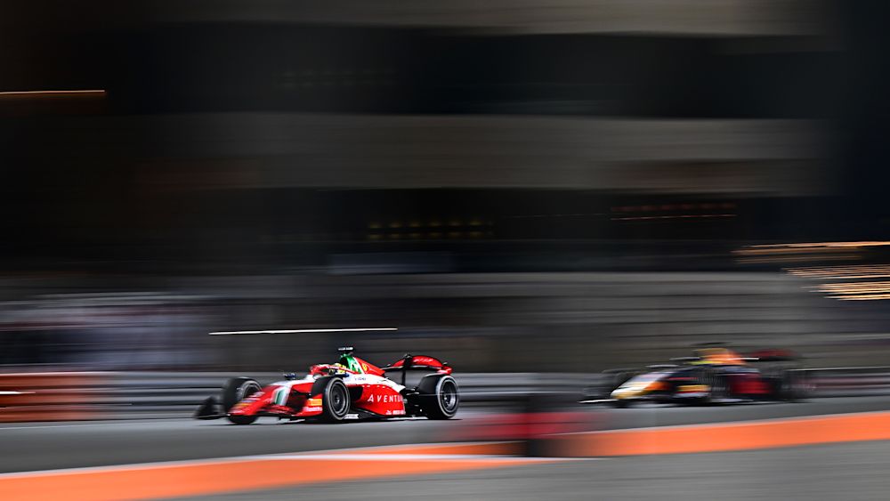 After late-race pressure the PREMA driver took the lead in the final stages en route to victory