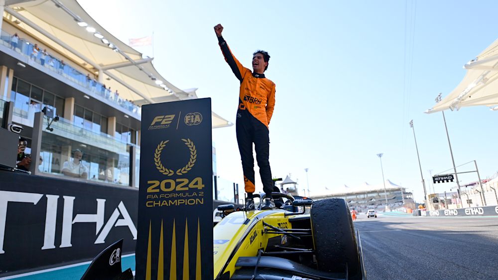 Bortoleto claimed back-to-back titles with another podium around Yas Marina