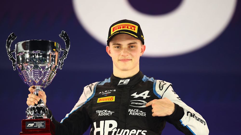 Oscar Piastri won the first Jeddah Feature Race with PREMA back in 2021