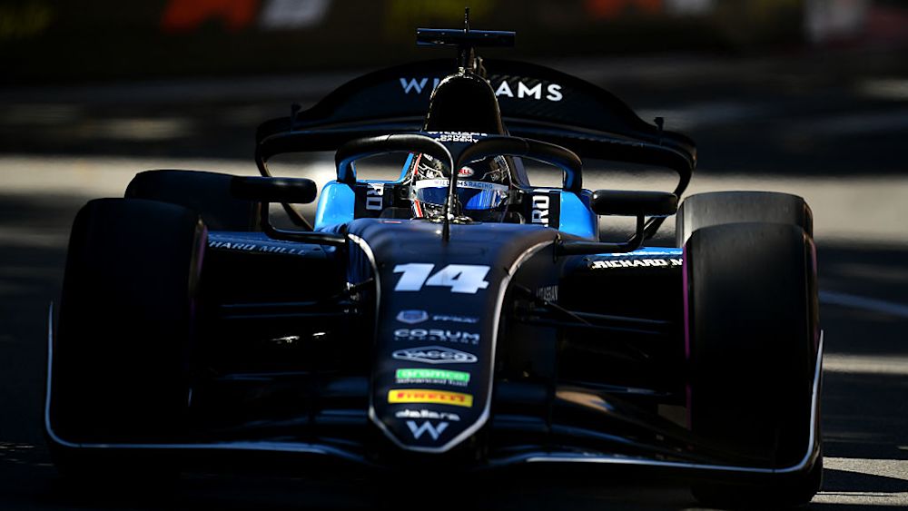 Martins was up to speed immediately around Monaco topping Free Practice by some distance