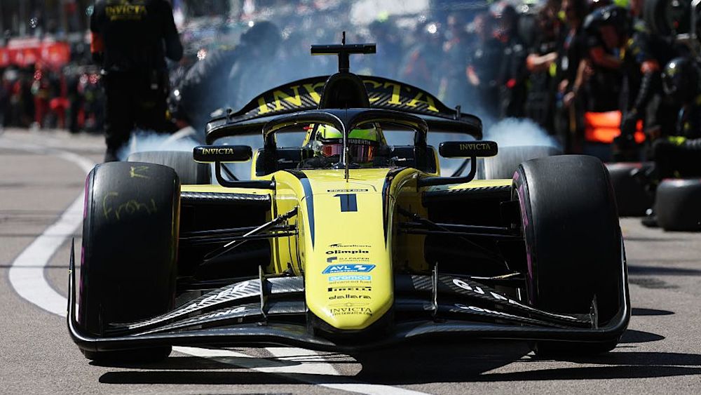 Fornaroli led after his mandatory stop but a late-race Safety Car took the win out of his hands