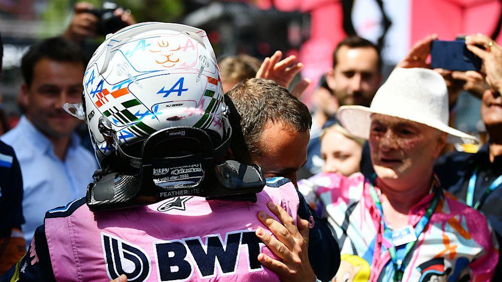 Maini has Hanuman Ji iconography on the back of his helmet design