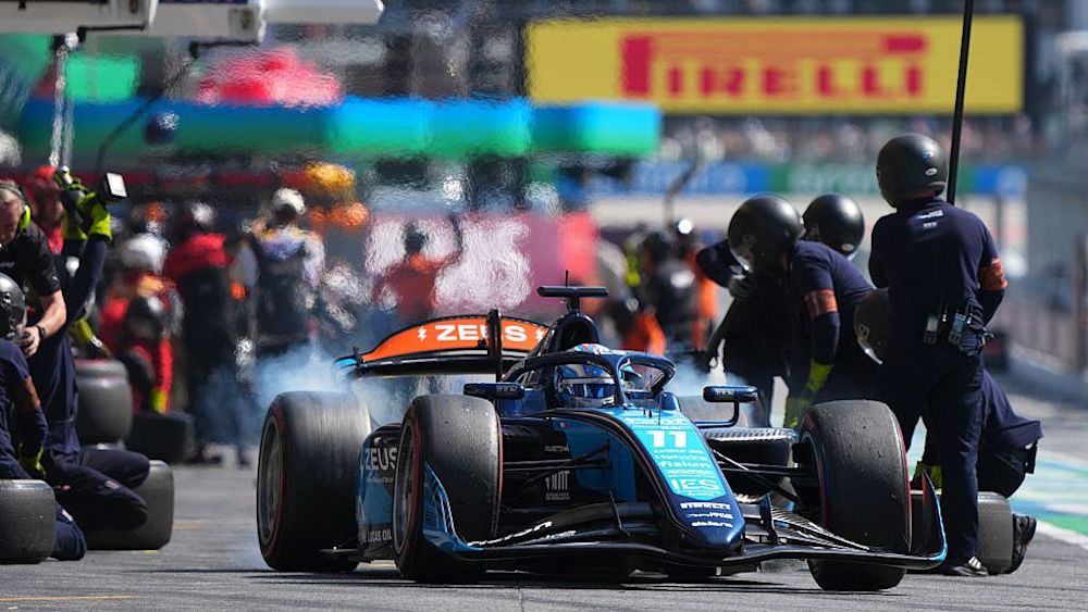 Crawford opted for the alternative strategy and it almost paid off with a podium