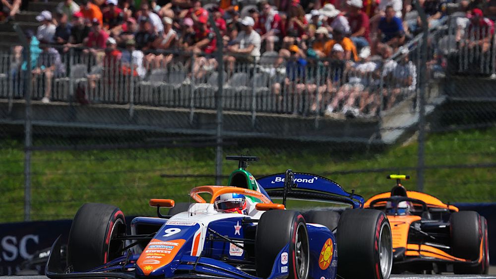 Montoya made his way past Martins and Dunne before setting his sights on the points