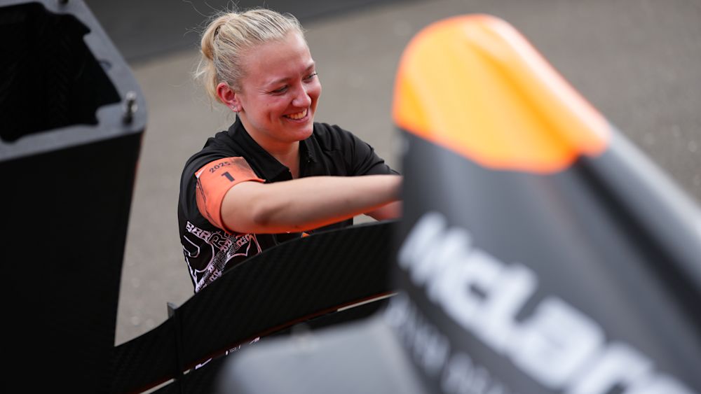 Gould is really enjoying her time working within the Rodin Motorsport F2 team