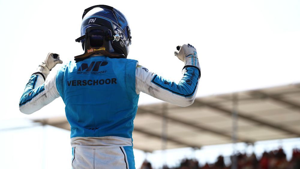 Verschoor recalled his first F2 win back in 2021 at Silverstone with MP Motorsport