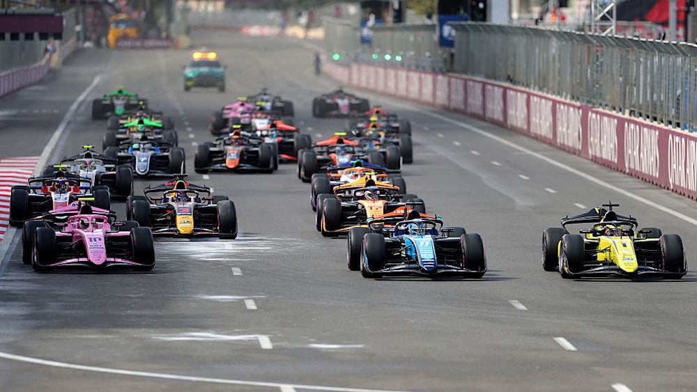 Fornaroli got ahead of Crawford on the run to Turn 1 to start the race