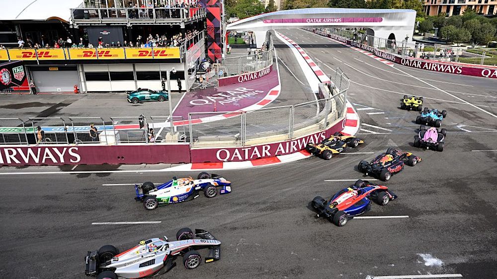 Stenshorne was in the thick of the action on his first F2 outing