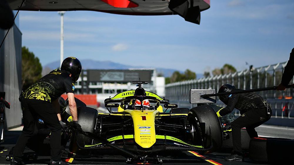 The reigning F3 Champion was quickest on Day 2 and happy with the work carried out with Invicta