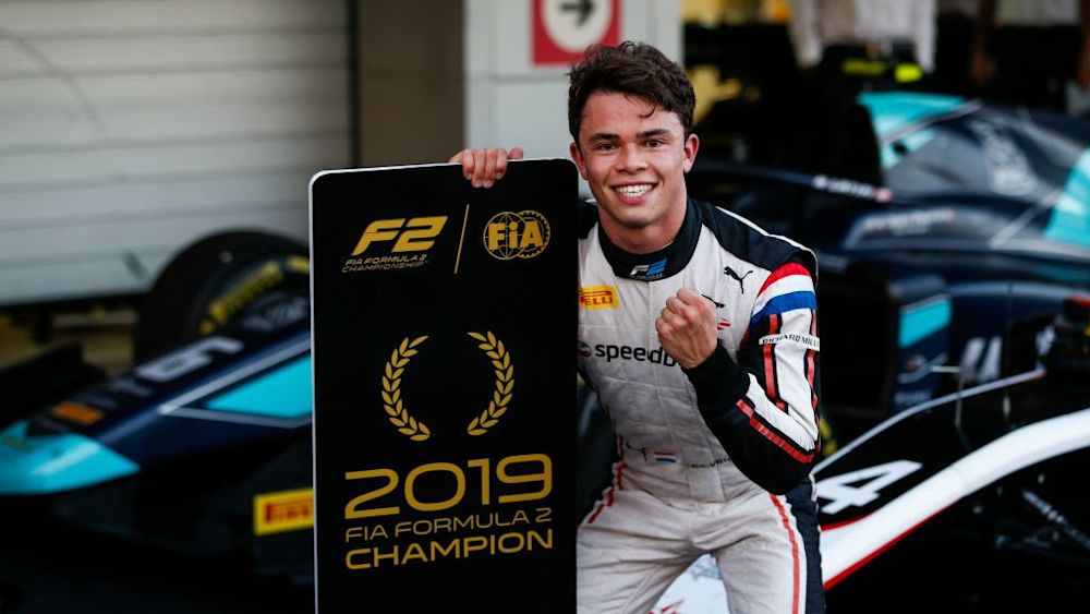 De Vries secured the title at the penultimate round of the season