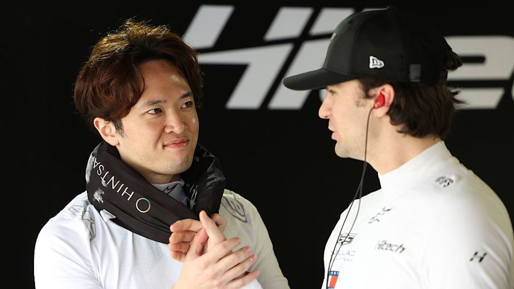 Miyata and Herta have shown great pace to make their way forward in the Feature Race