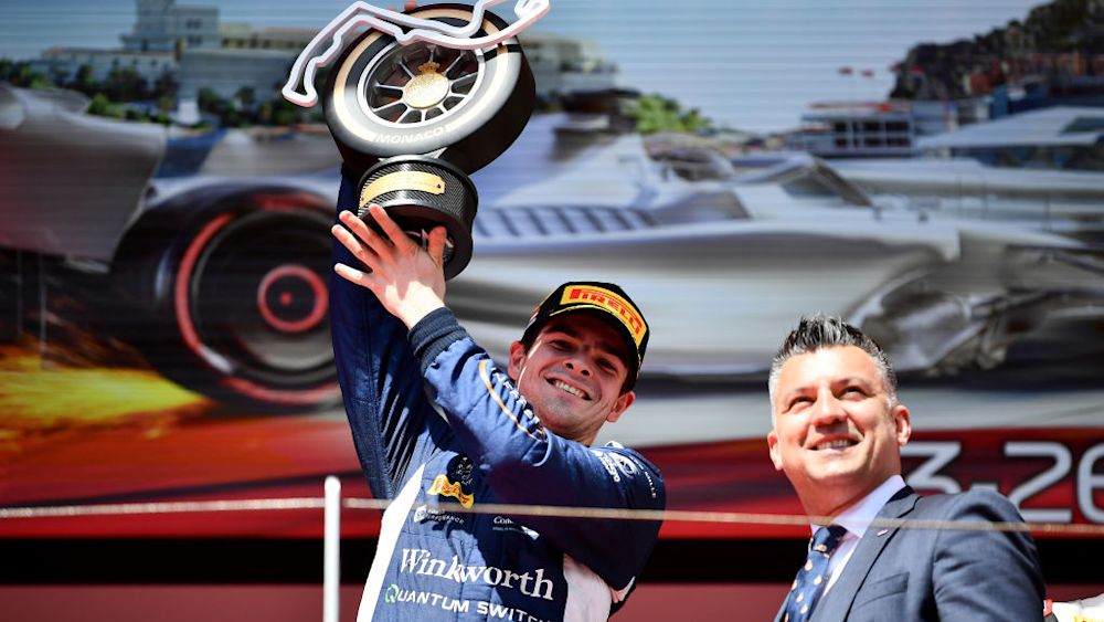 Zak OSullivans alternate strategy gamble paid off with a victory in Monaco