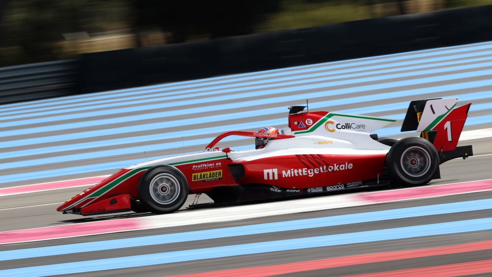 Hauger led the majority of the session but had to settle for second