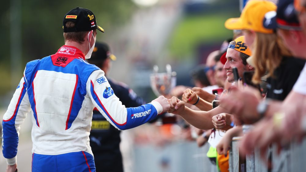 Schumacher celebrates his first F3 win in Round 3 at Spielberg