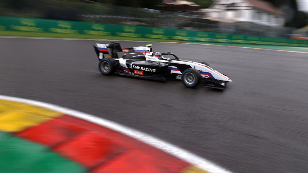 Smolyar finished 10th in Race 1 after passing Schumacher in the closing laps