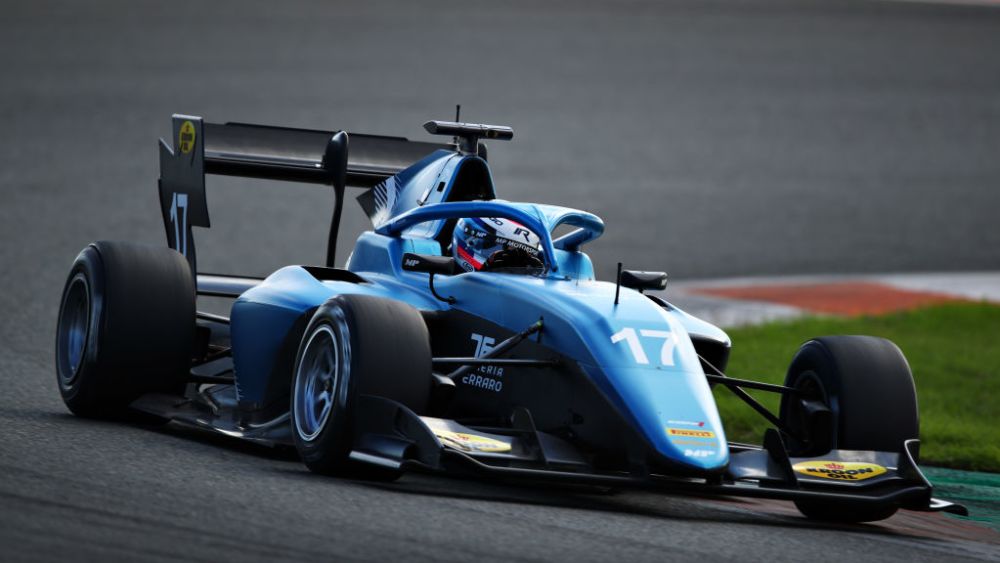 Colapinto made his F3 debut with VAR at the post-season test in Valencia