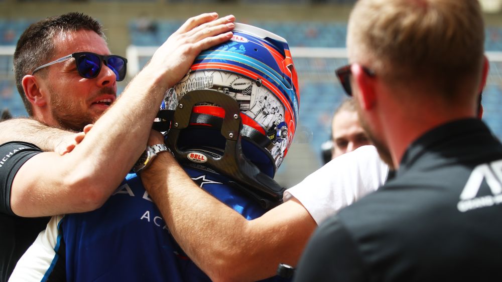 Martins collided with teammate Saucy in the Sprint Race