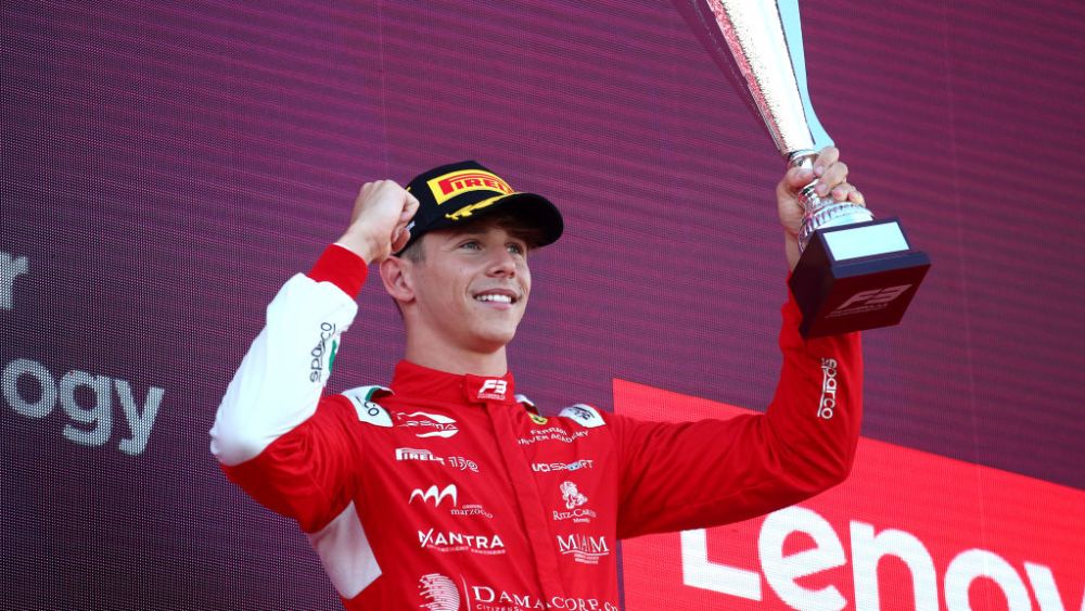 Leclerc scored his sole win of the season in the Silverstone Feature Race