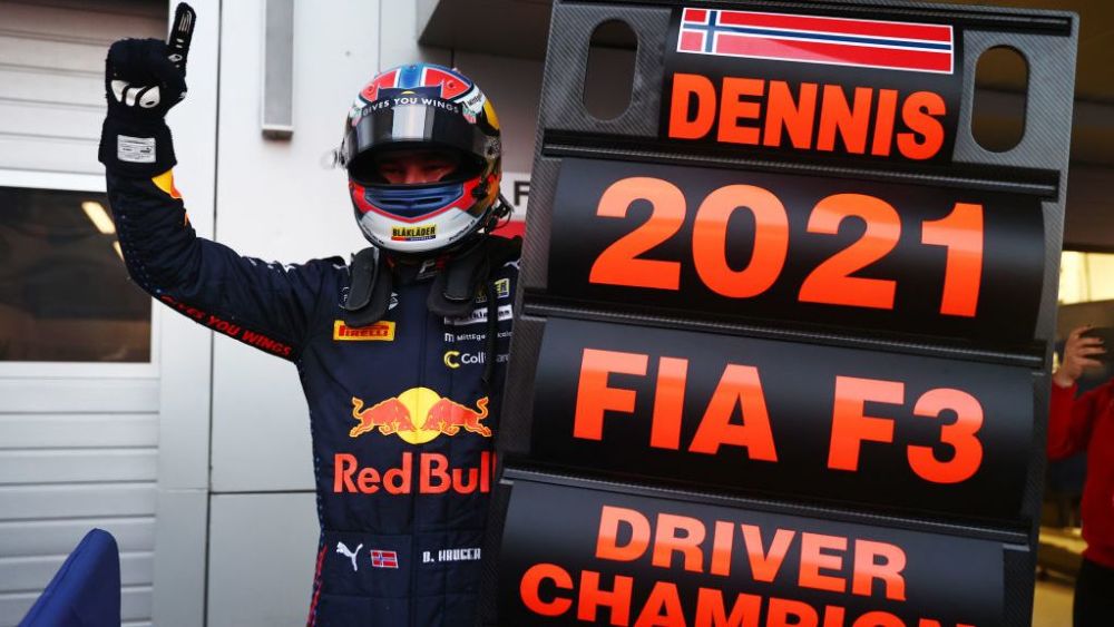 Hauger earned four race wins across the campaign to end up Champion