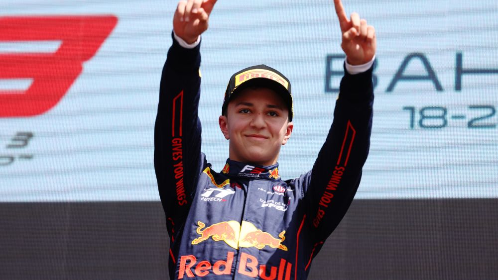 Hadjar won the first Sprint Race of the year in Sakhir