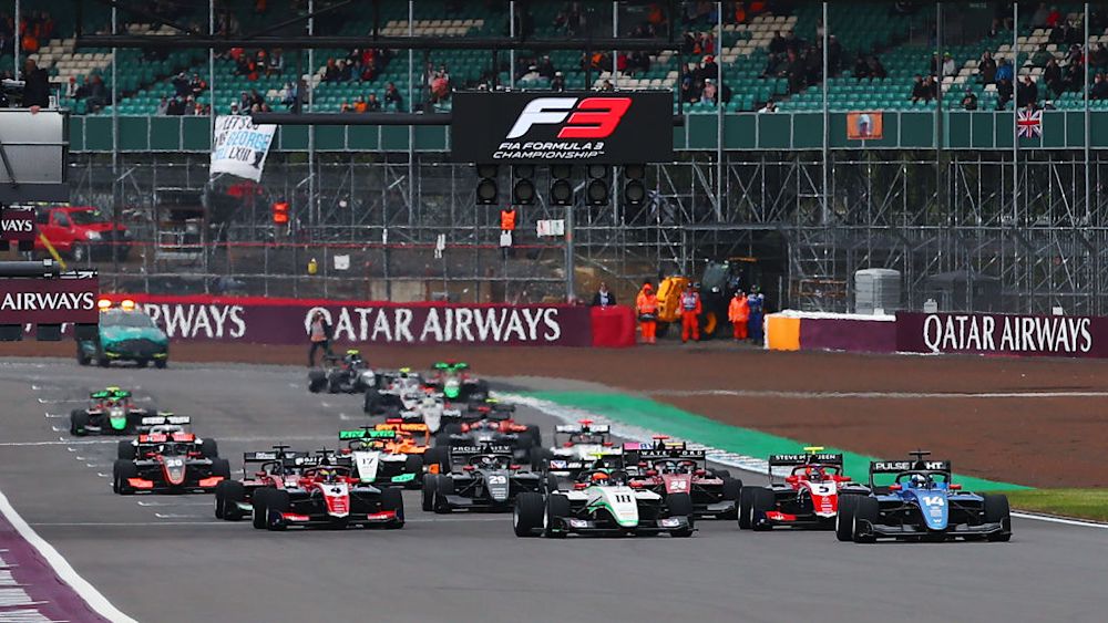 It was an action-packed start to the race as some drivers pitted while others did not.