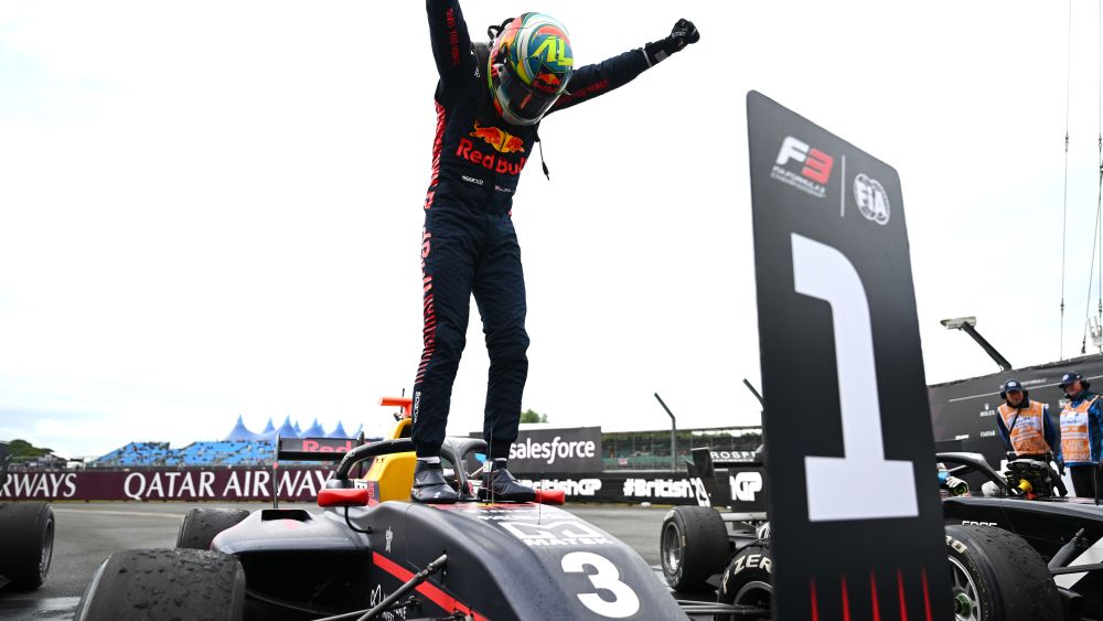 Lindblad took his fourth win of the season at Silverstone