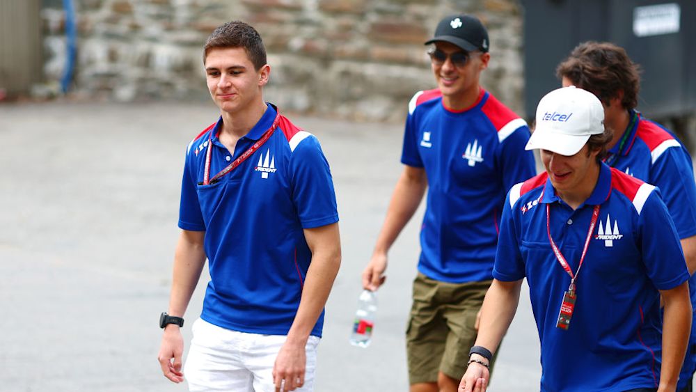 All three Trident drivers scored solid points in the Feature Race