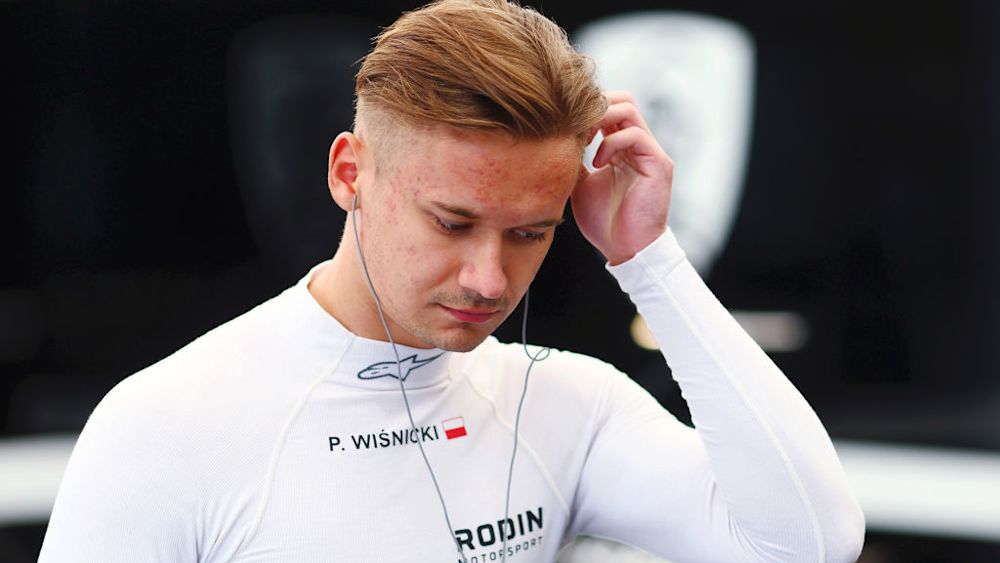 The Rodin driver would have a bit of weather play a role in the rain going from dry to wet conditions