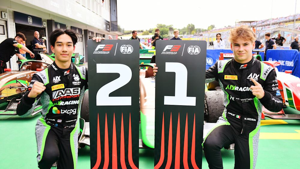 Bedrin and Inthraphuvasak brought home AIXs first one-two finish in Budapest