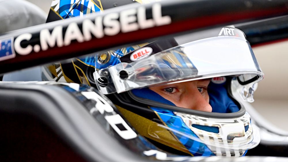 Mansell had a chance to win the title at the final round in Monza