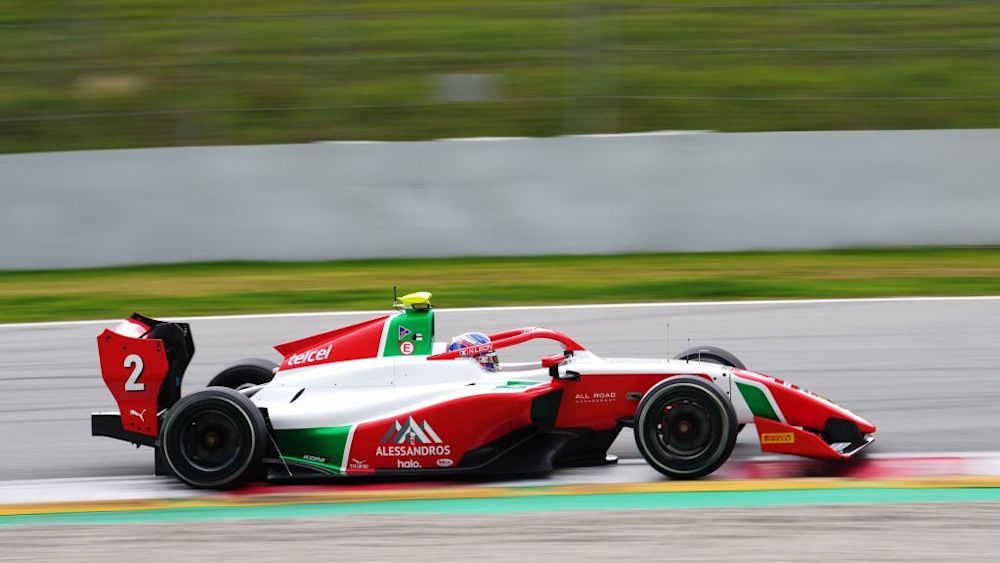 León was more than happy with PREMAs work on the opening day of testing in Barcelona