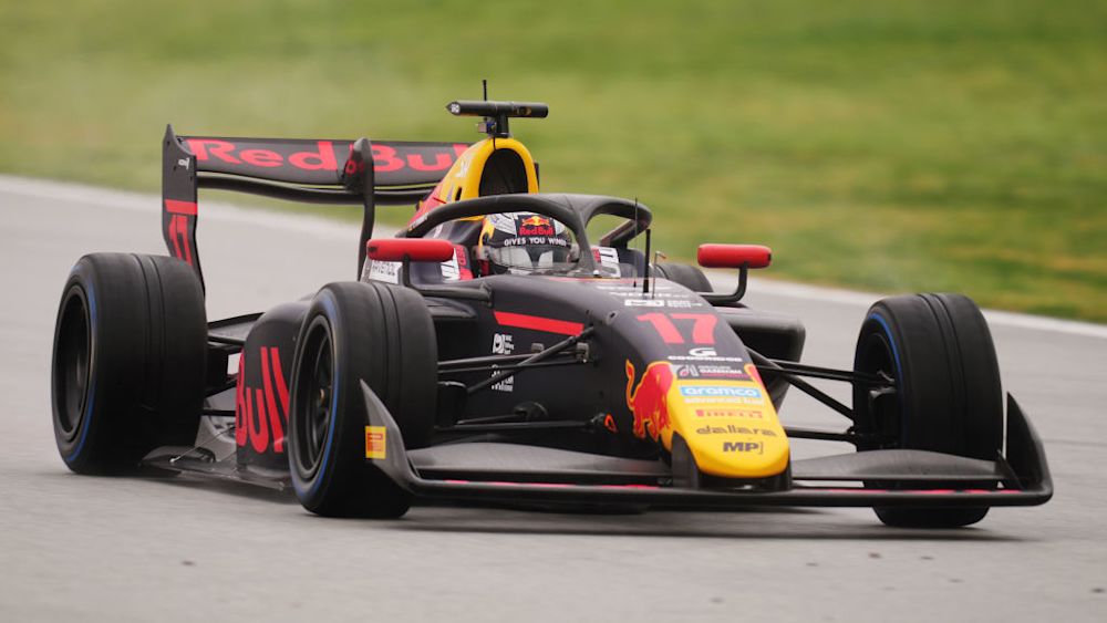 Tramnitz finished the final day of testing second overall after a late switch to slicks